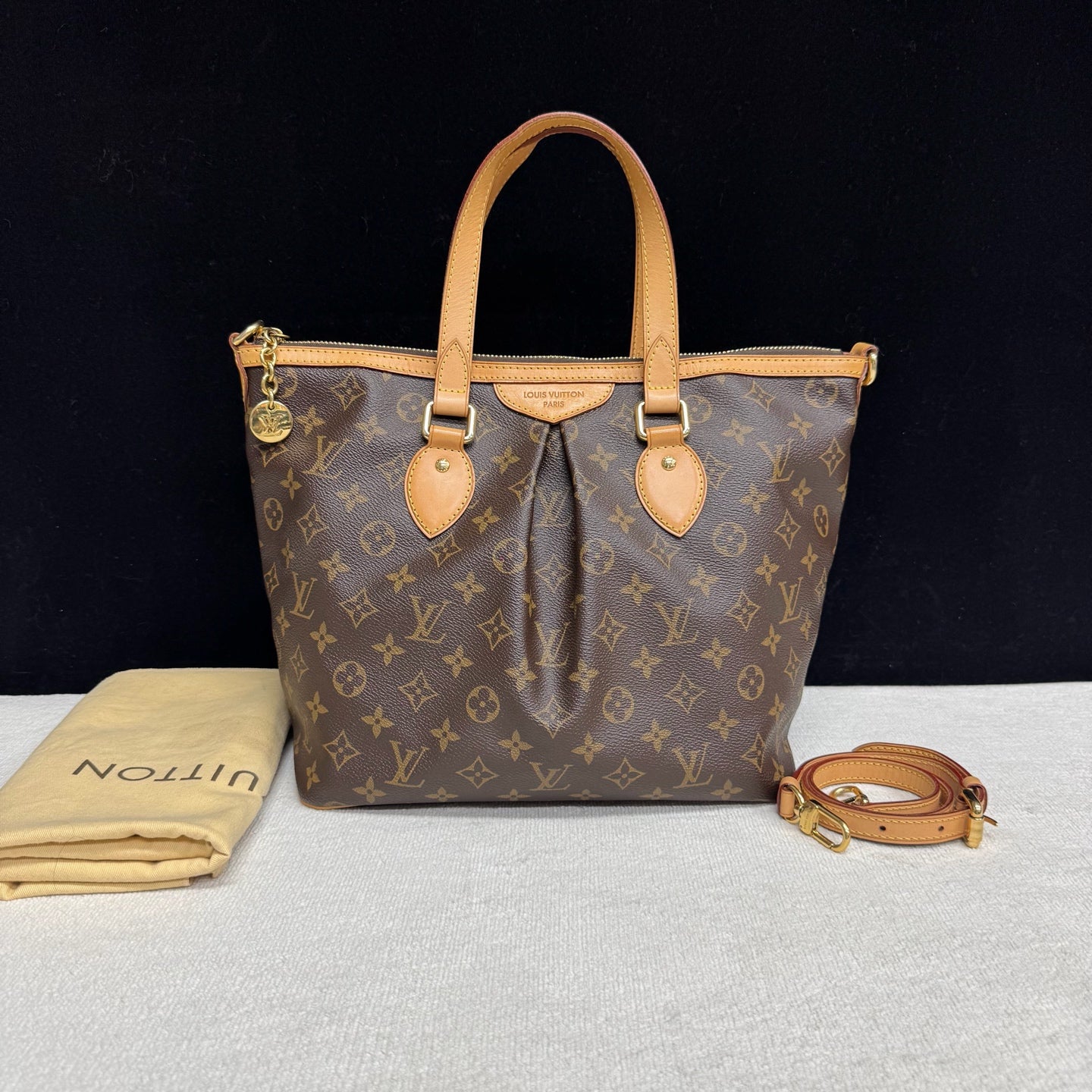 Louis Vuitton - Palermo - Leather - Brown - (small)