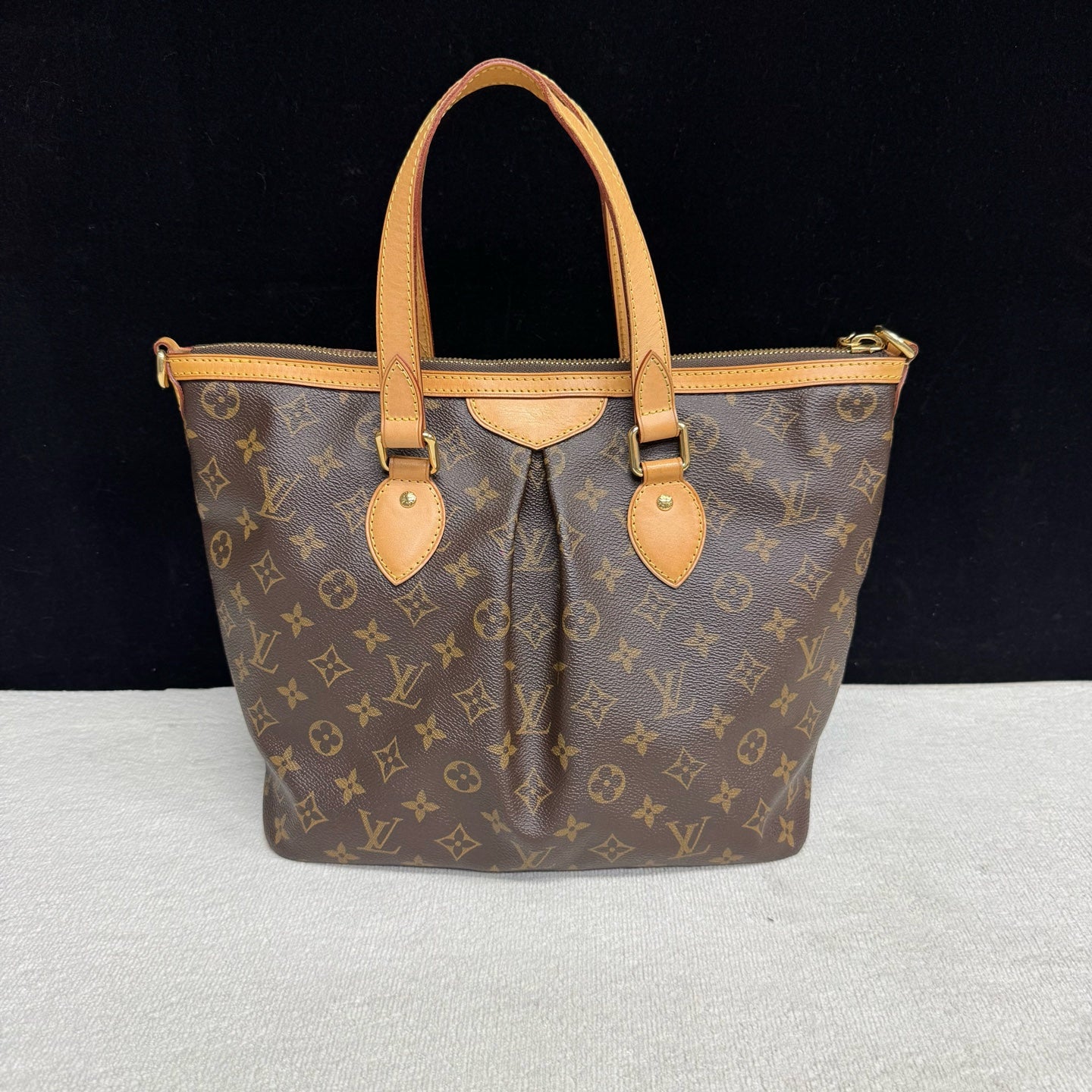 Louis Vuitton - Palermo - Leather - Brown - (small)