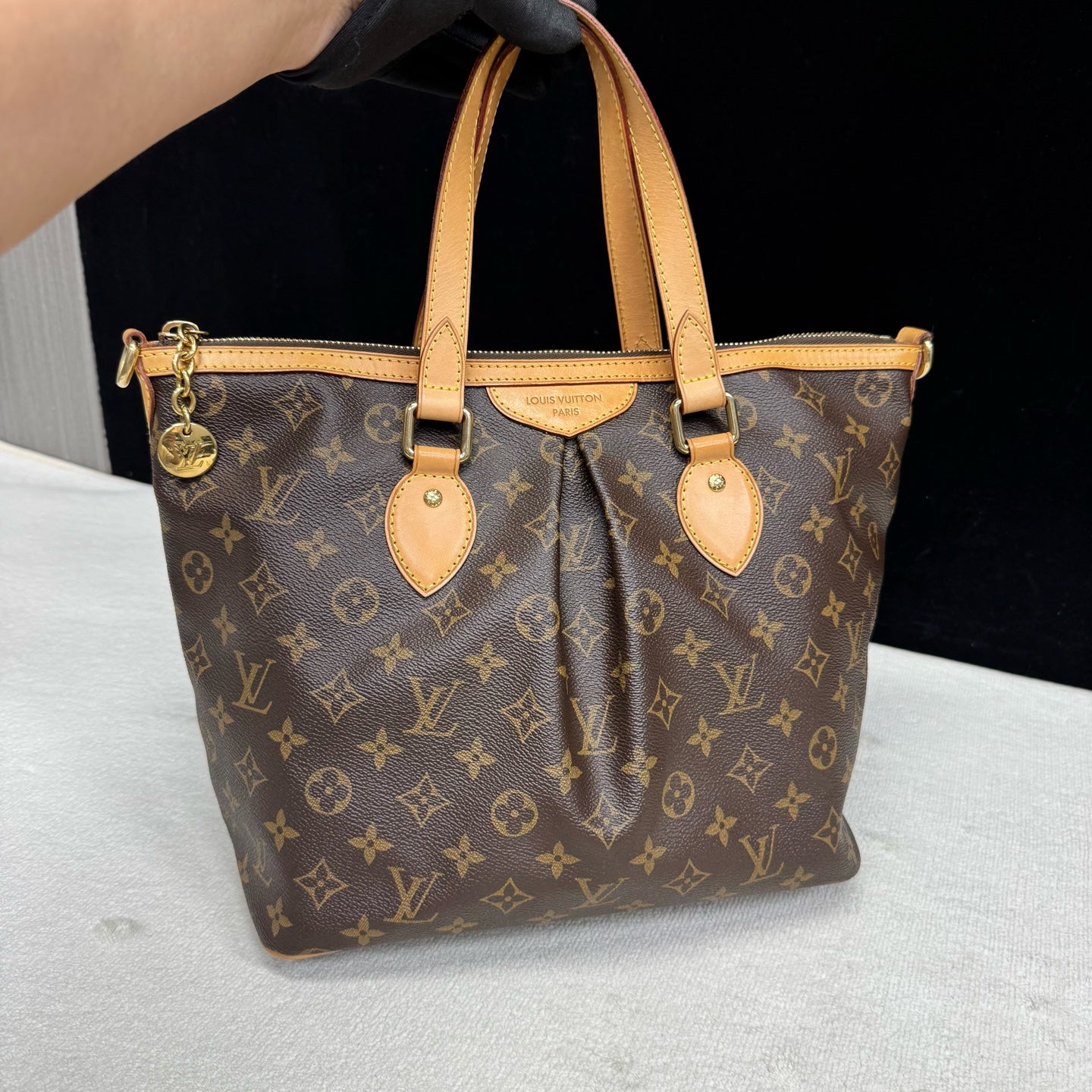 Louis Vuitton - Palermo - Leather - Brown - (small)