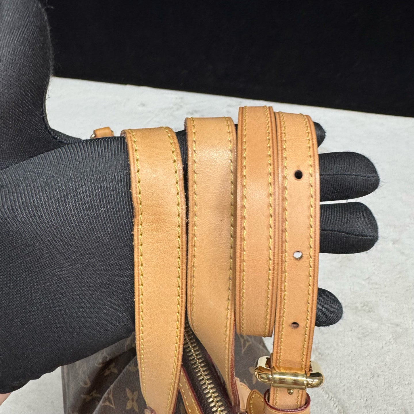 Louis Vuitton - Palermo - Leather - Brown - (small)