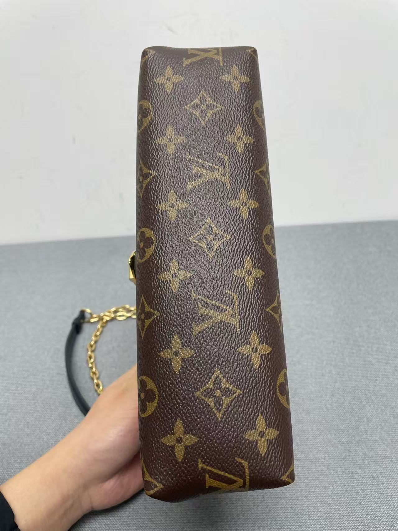Louis Vuitton - Pallas Chain - Monogram canvas and grained leather - Red and Brown - (medium)