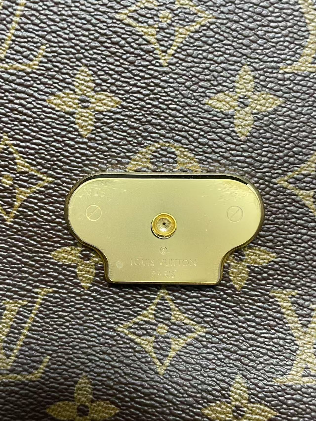 Louis Vuitton - Pallas Chain - Monogram canvas and grained leather - Red and Brown - (medium)
