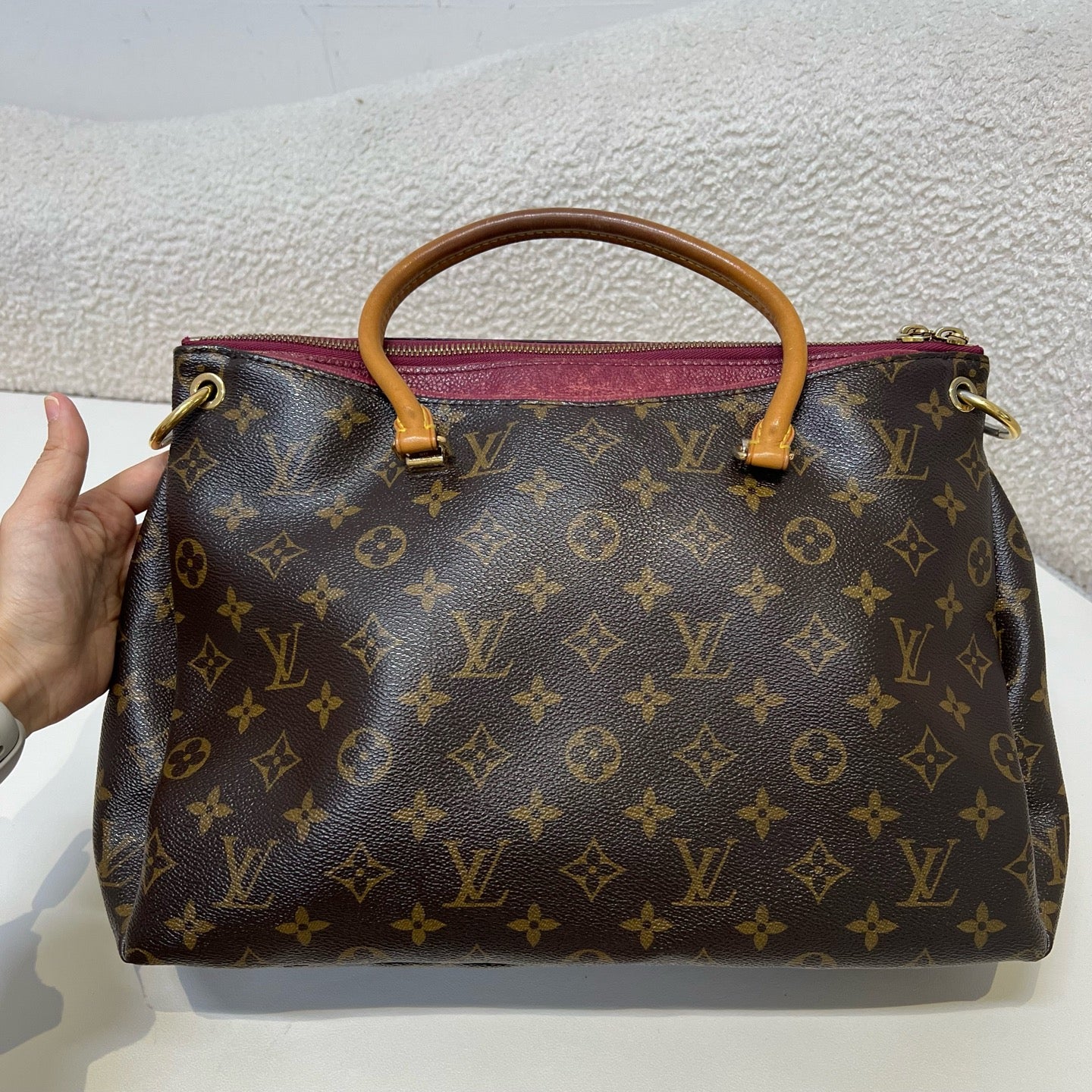 Louis Vuitton - Pallas - Leather - Brown - (large)