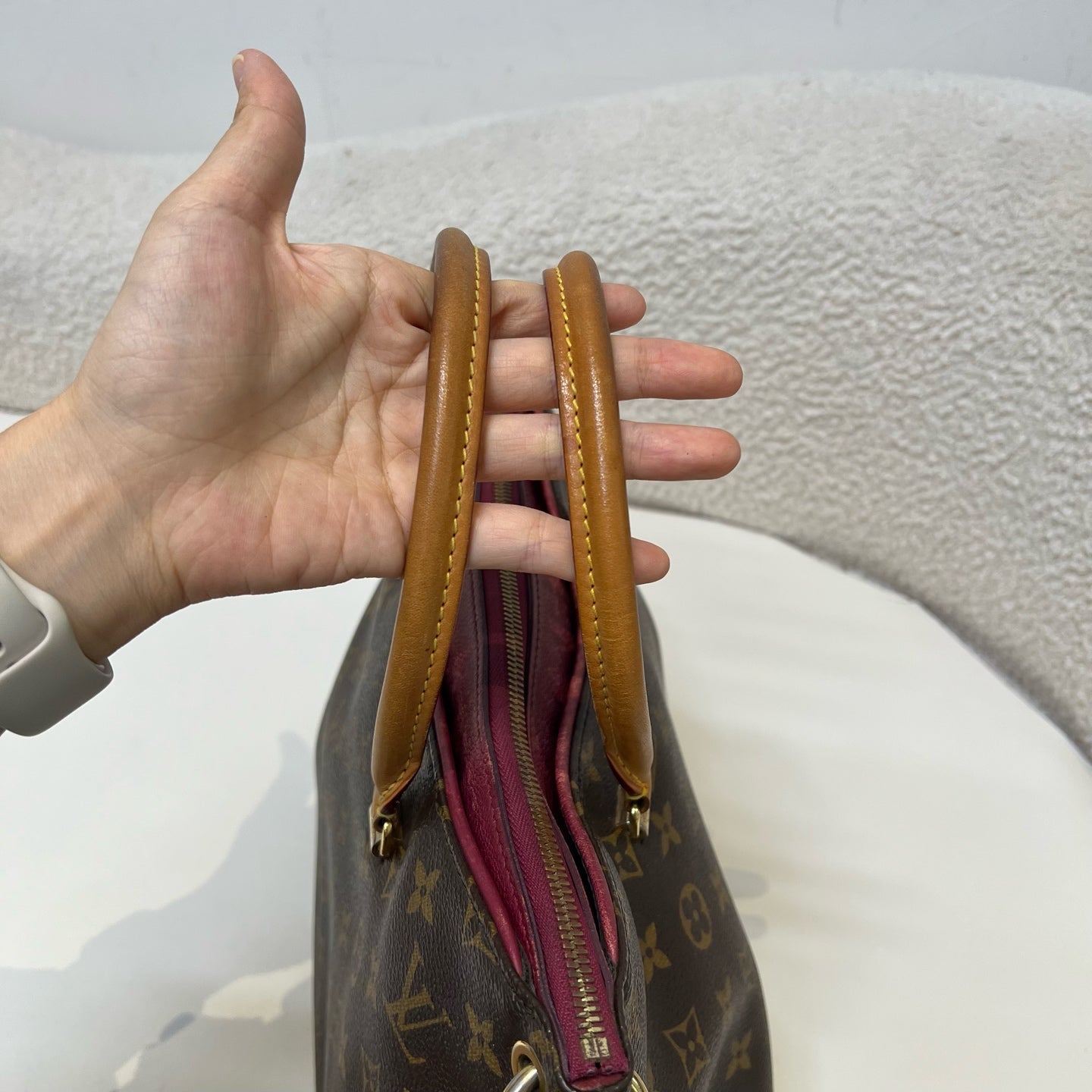 Louis Vuitton - Pallas - Leather - Brown - (large)