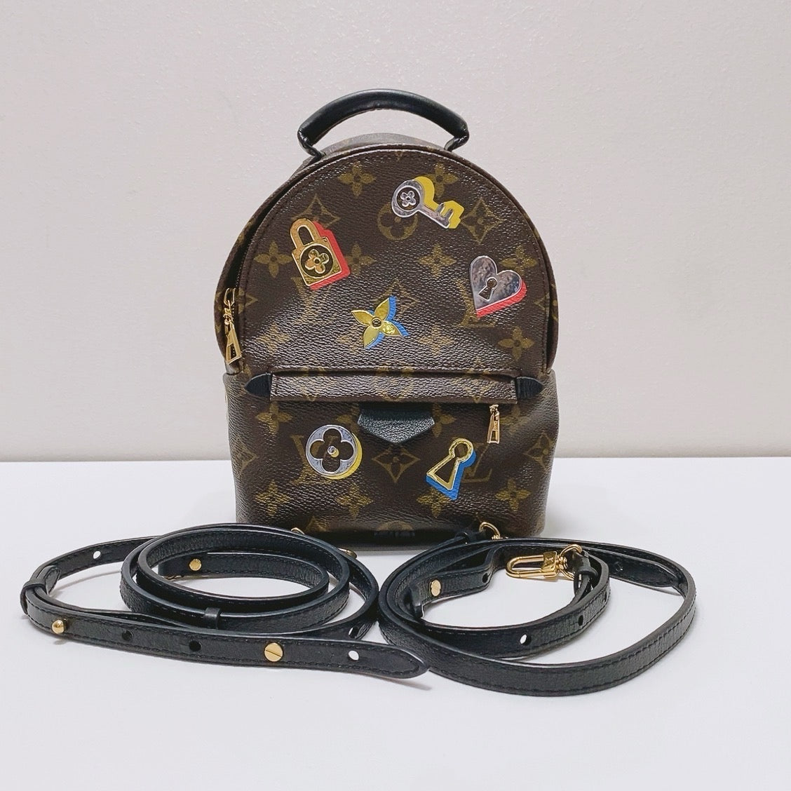 Louis Vuitton - Palm Springs - Cloth - Brown - (mini)