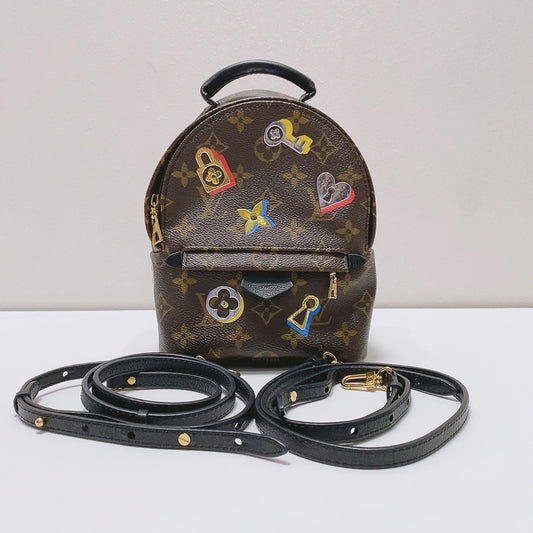 Louis Vuitton - Palm Springs - Cloth - Brown - (mini)