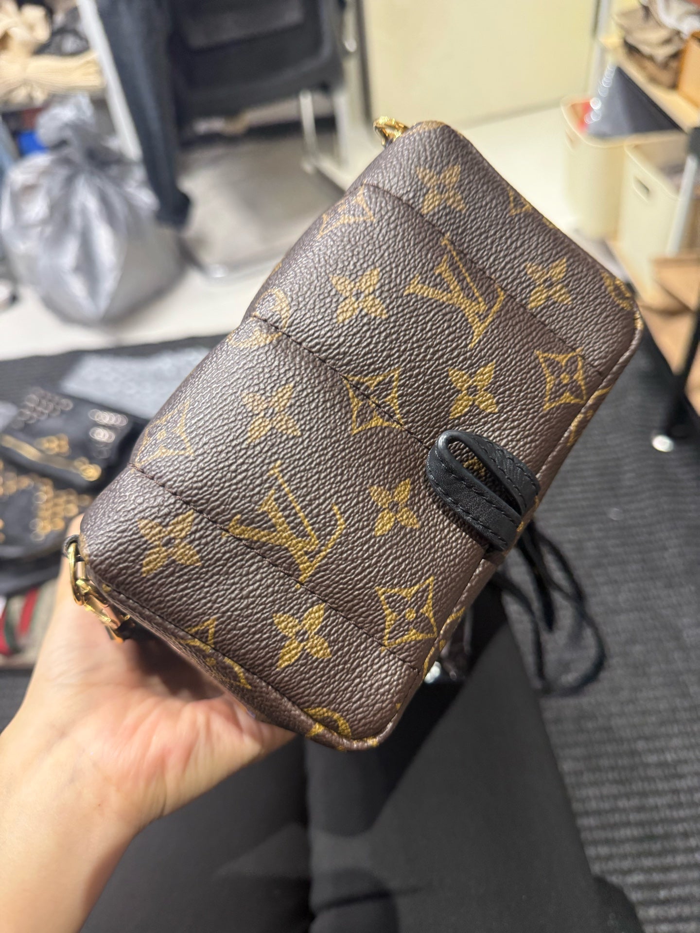 Louis Vuitton - Palm Springs - Cloth - Brown - (mini)