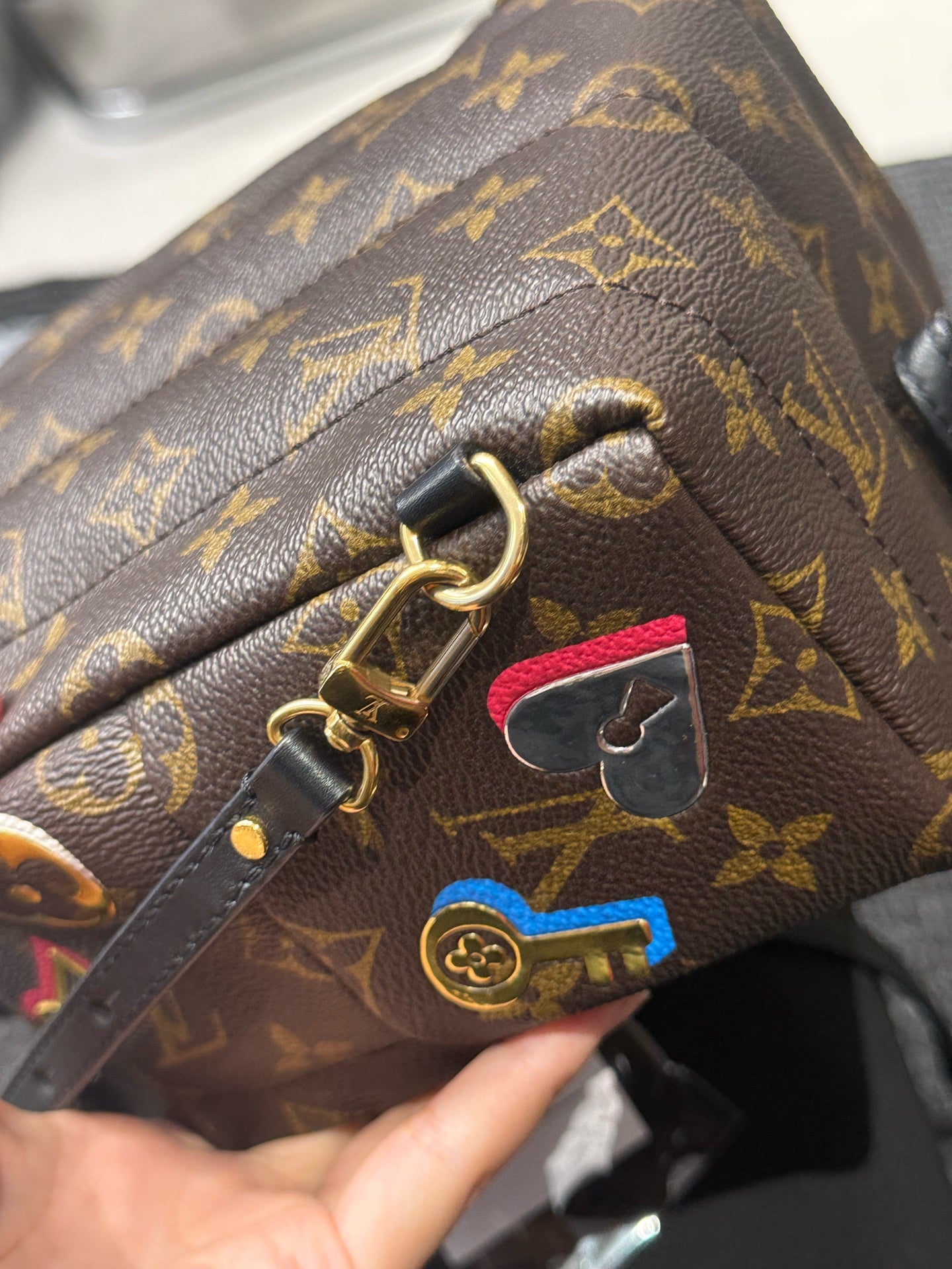 Louis Vuitton - Palm Springs - Cloth - Brown - (mini)