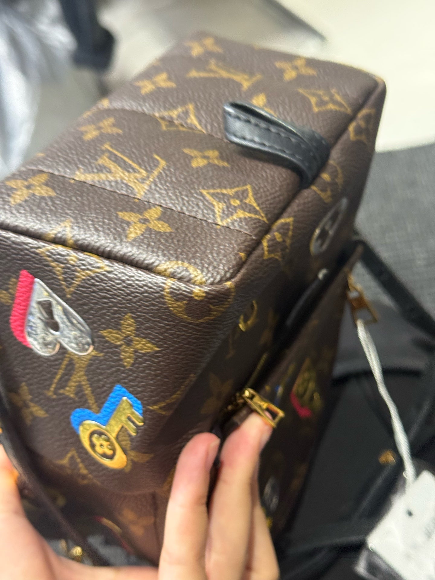 Louis Vuitton - Palm Springs - Cloth - Brown - (mini)
