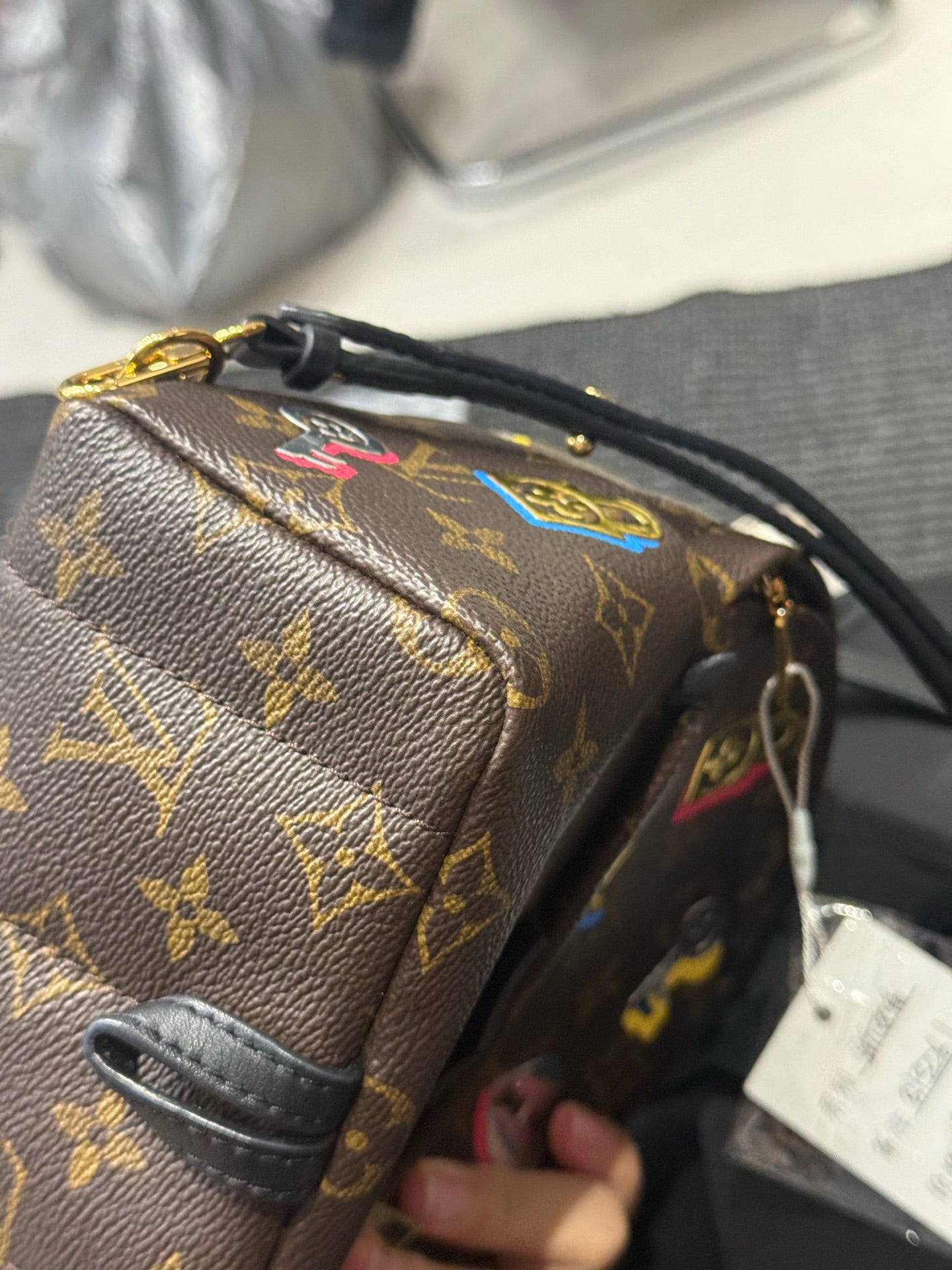 Louis Vuitton - Palm Springs - Cloth - Brown - (mini)