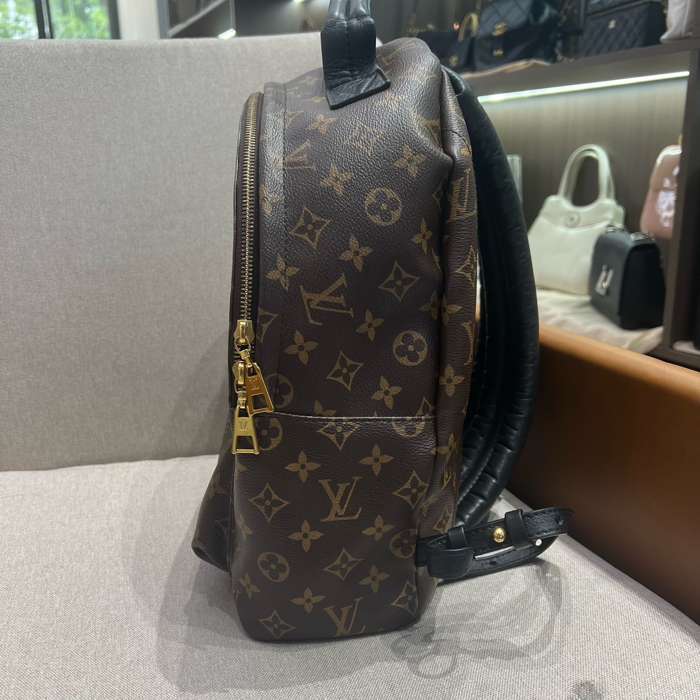 Louis Vuitton - Palm Springs - Leather - Brown - (medium)