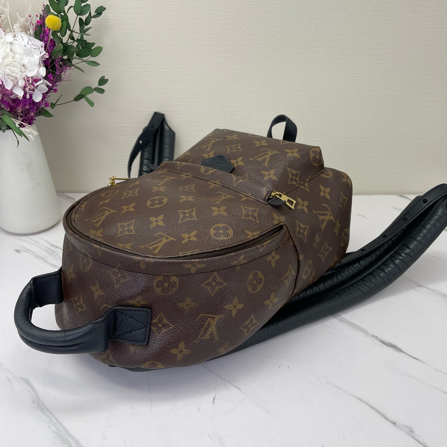 Louis Vuitton - Palm Springs - Leather - Brown - (medium)