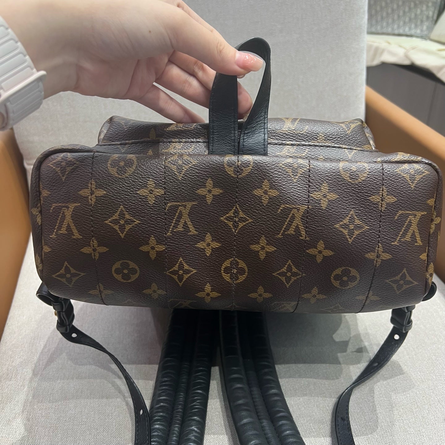 Louis Vuitton - Palm Springs - Leather - Brown - (medium)