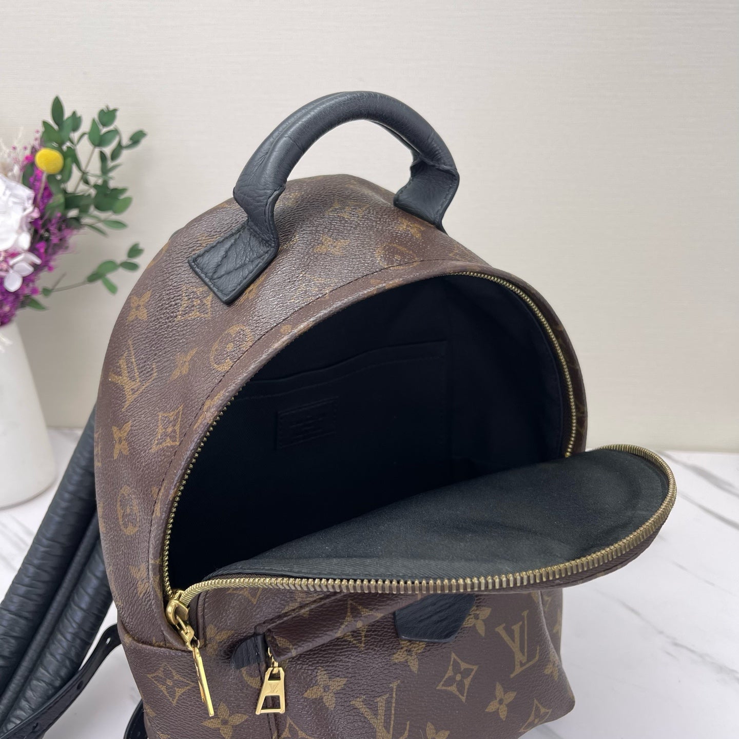 Louis Vuitton - Palm Springs - Leather - Brown - (medium)