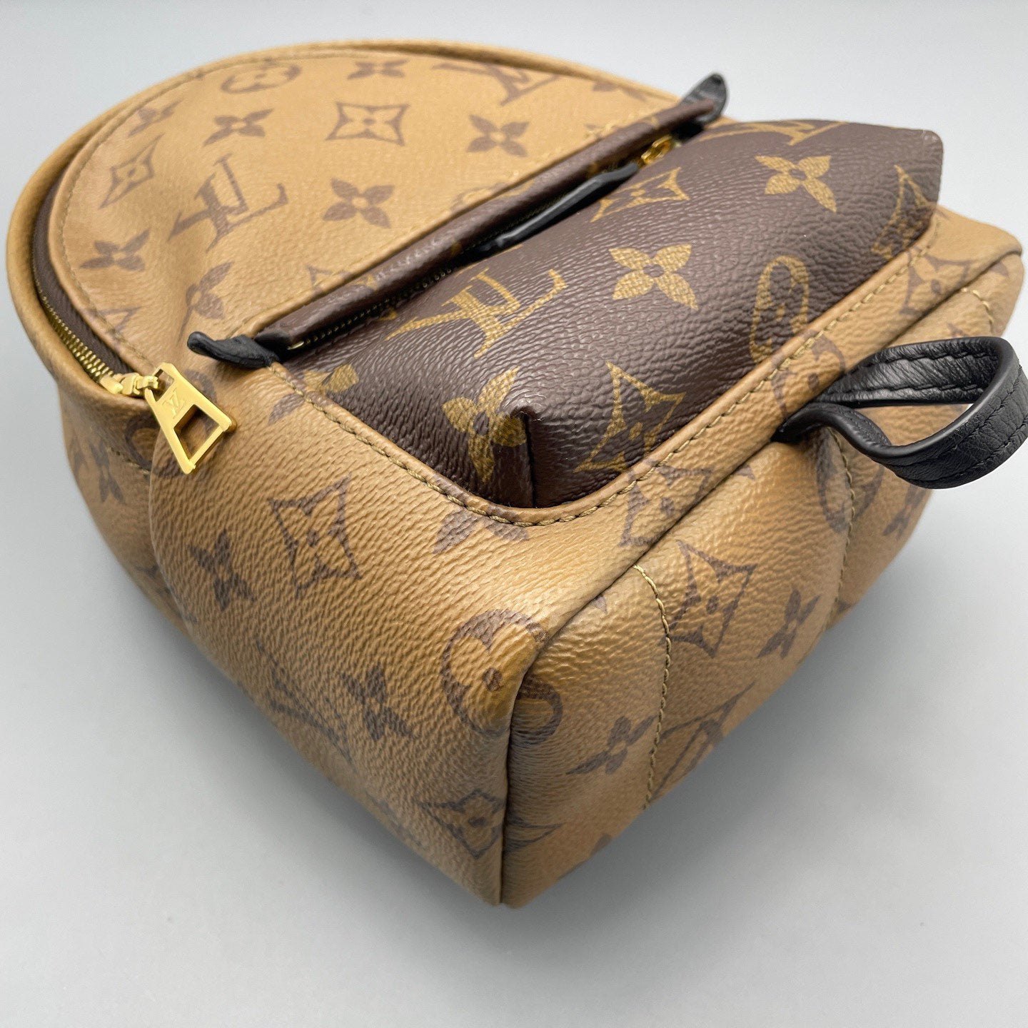 Louis Vuitton - Palm Springs Mini Backpack - Monogram coated canvas with leather trim - Multicolour - (mini)