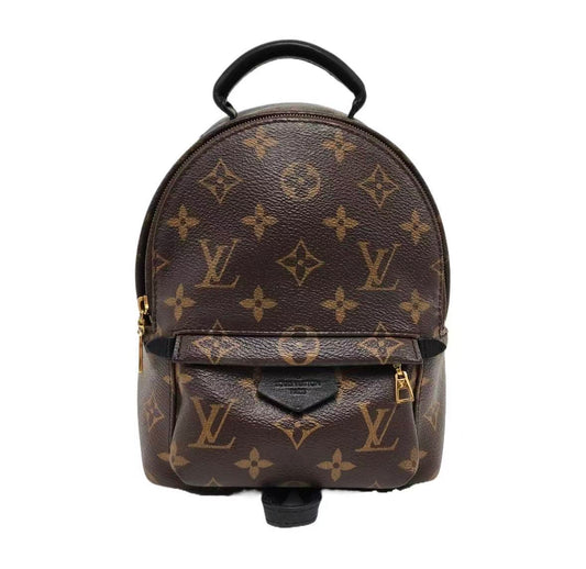 Louis Vuitton - Palm Springs Mini - Coated canvas - Brown with black trim - (mini)