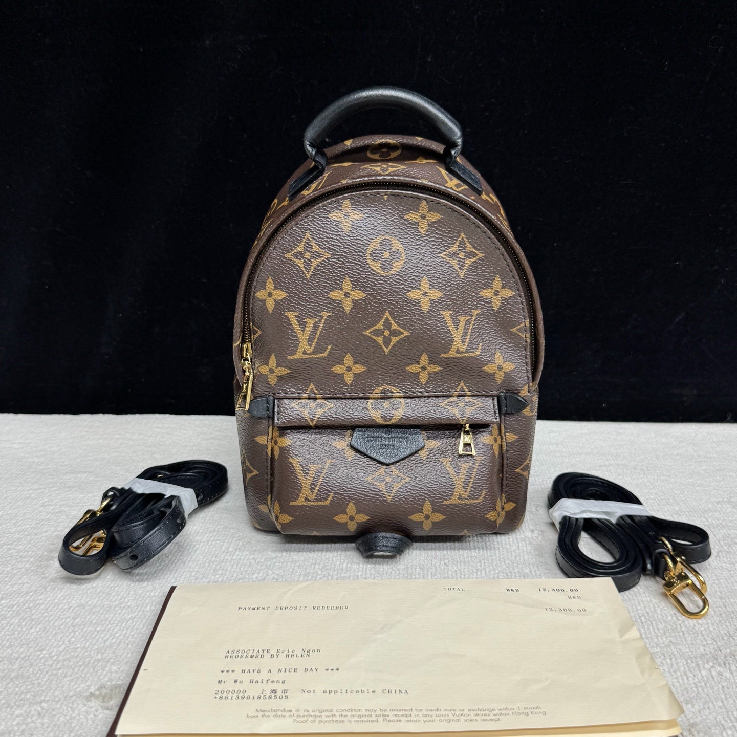 Louis Vuitton - Palm Springs Mini - Leather - Brown - (mini)
