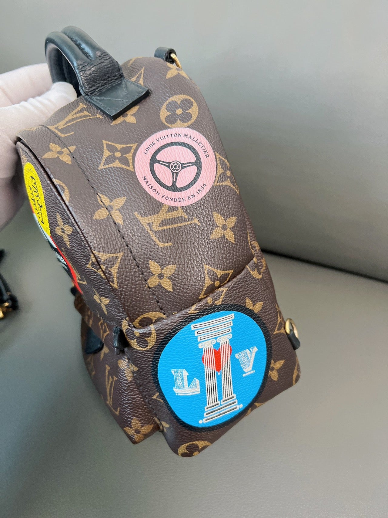 Louis Vuitton - Palm Springs Mini - Leather - Brown - (mini)