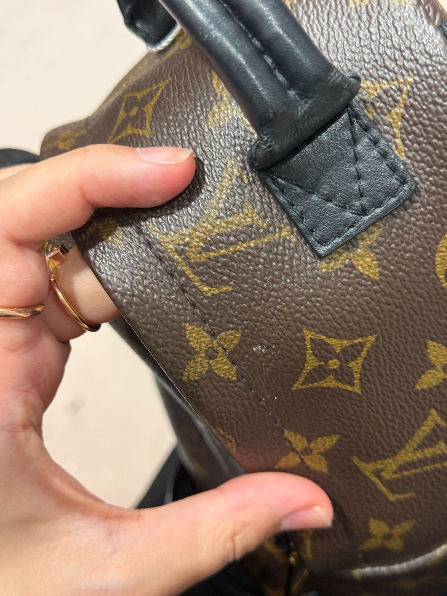 Louis Vuitton - Palm Springs Mini - Leather - Brown - (mini)