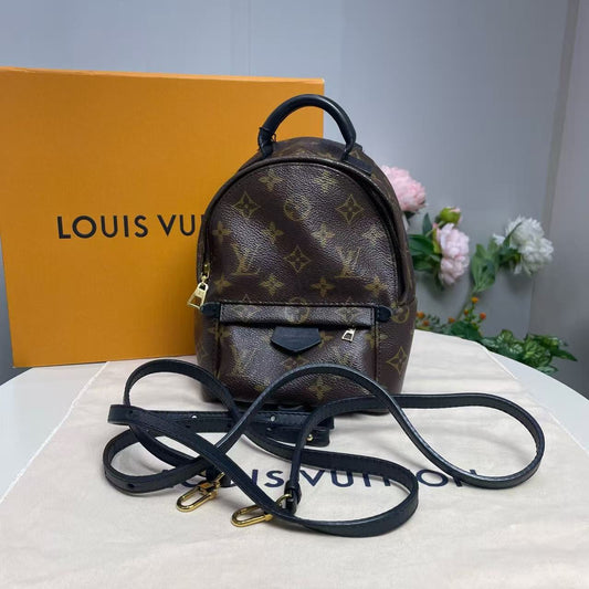 Louis Vuitton - Palm Springs Mini - Monogram Canvas with cowhide leather trim - Brown - (mini)