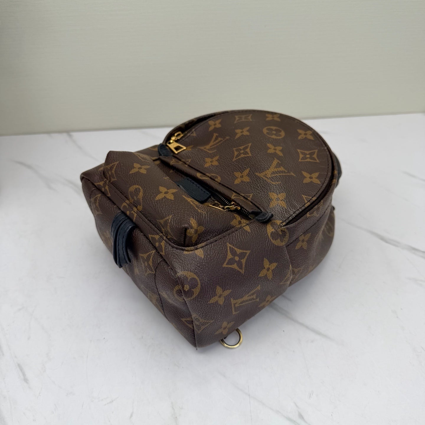 Louis Vuitton - Palm Springs Mini - Monogram coated canvas with leather trim - Brown - (mini)