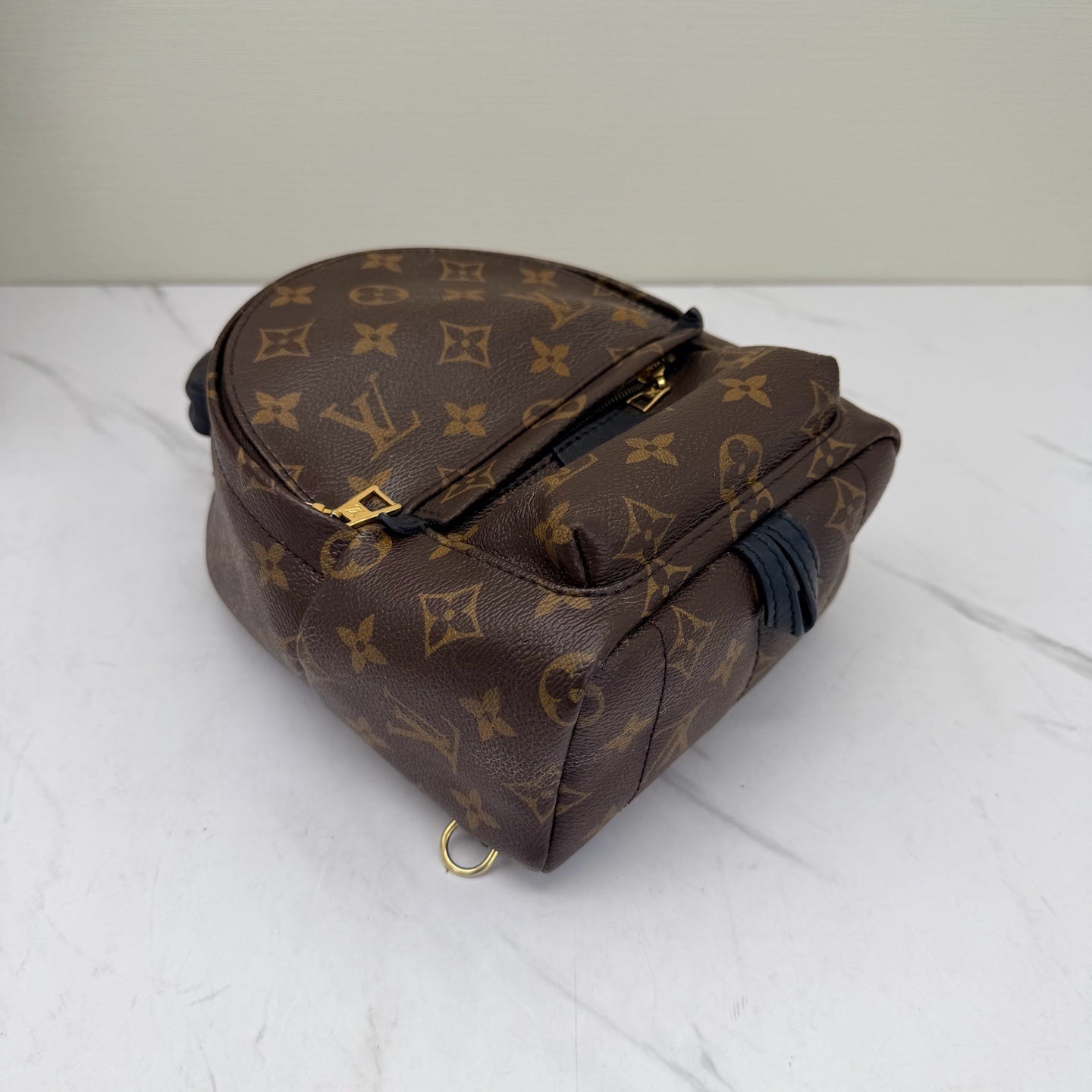 Louis Vuitton - Palm Springs Mini - Monogram coated canvas with leather trim - Brown - (mini)