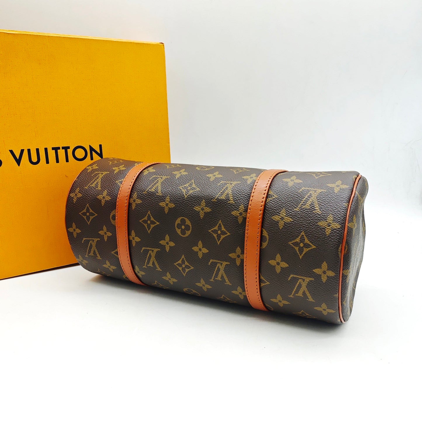 Louis Vuitton - Papillon 30 - Monogram coated canvas with natural cowhide leather trim - Brown - (Medium)
