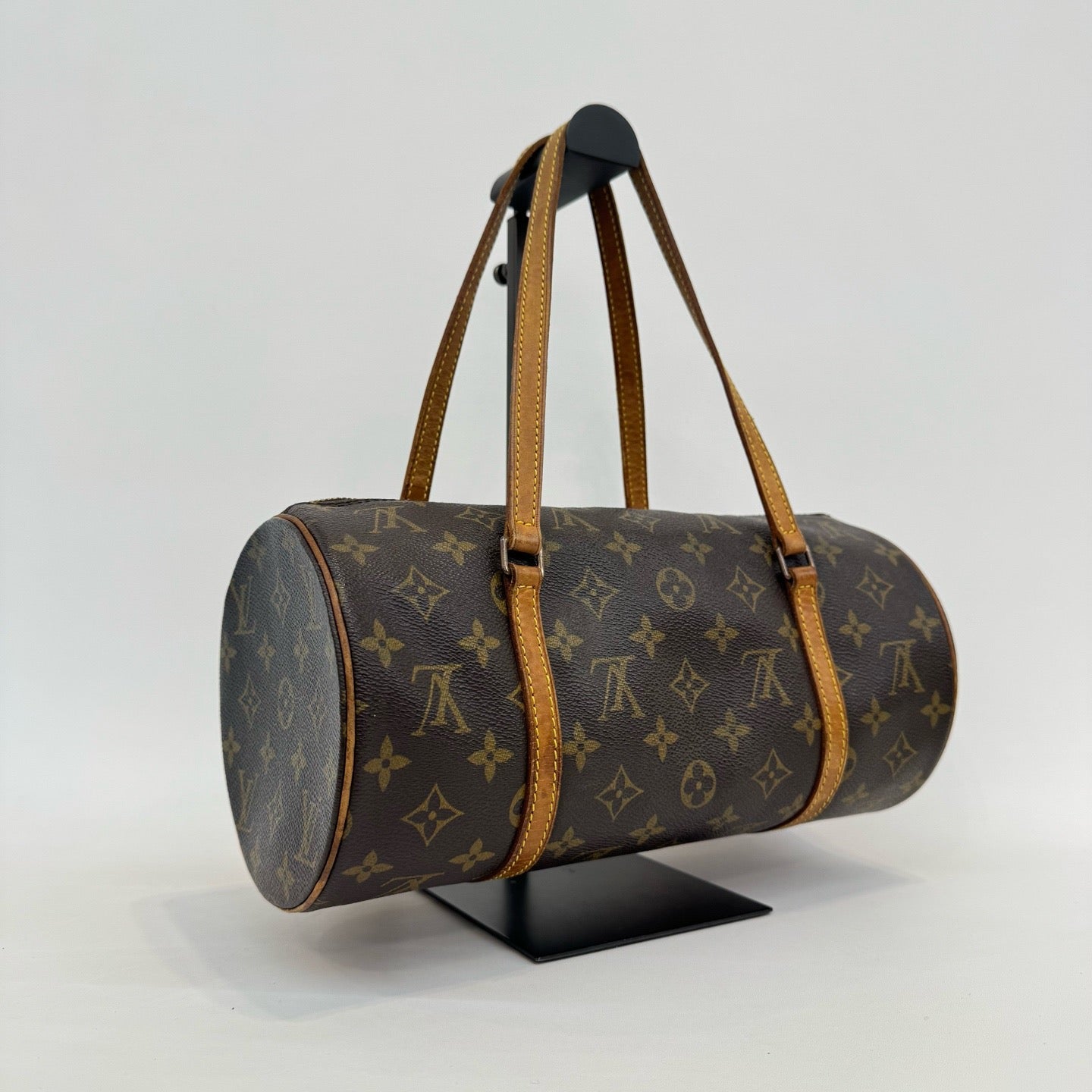 Louis Vuitton - Papillon 30 - Monogram coated canvas with Vachetta leather trim - Brown - (Medium)