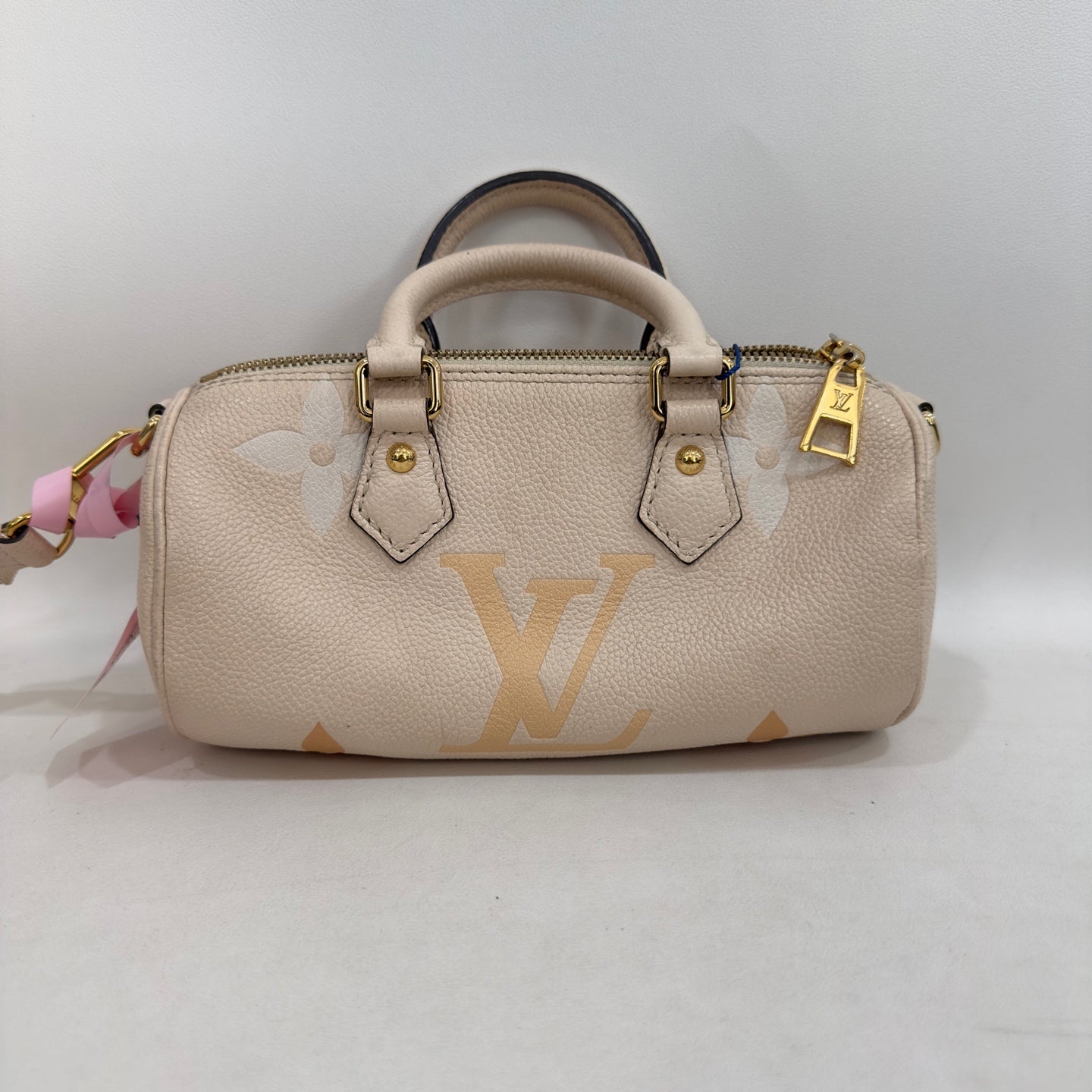 Louis Vuitton - Papillon - Leather - Beige - (small)
