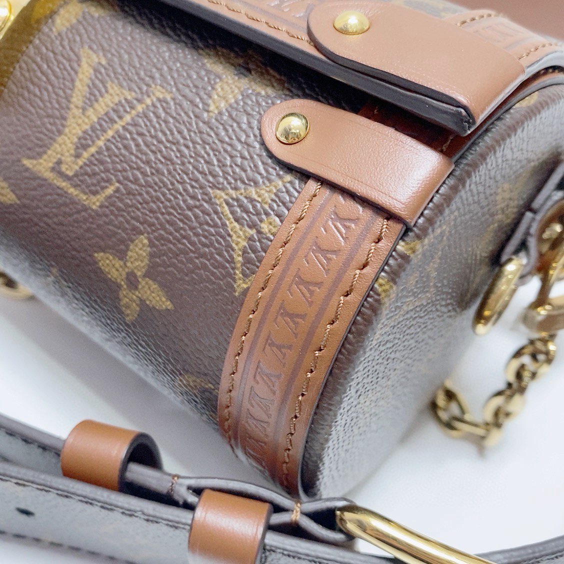 Louis Vuitton - Papillon Trunk - Monogram coated canvas with natural cowhide leather trim - Brown - (Mini)