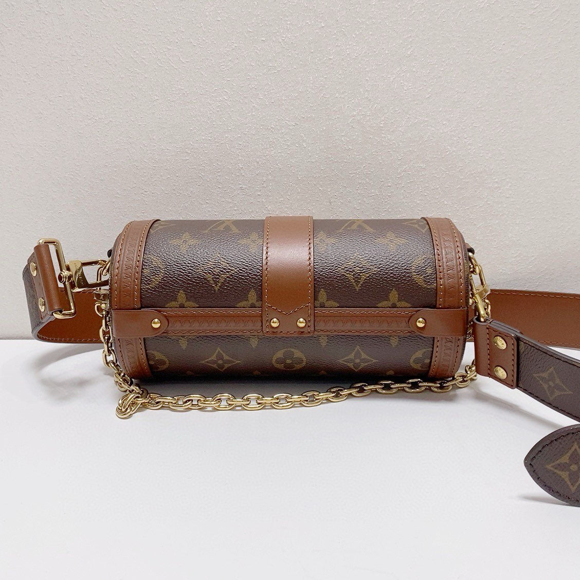 Louis Vuitton - Papillon Trunk - Monogram coated canvas with natural cowhide leather trim - Brown - (Mini)