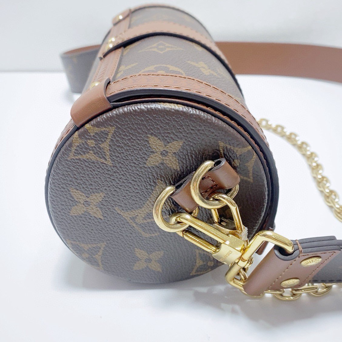 Louis Vuitton - Papillon Trunk - Monogram coated canvas with natural cowhide leather trim - Brown - (Mini)
