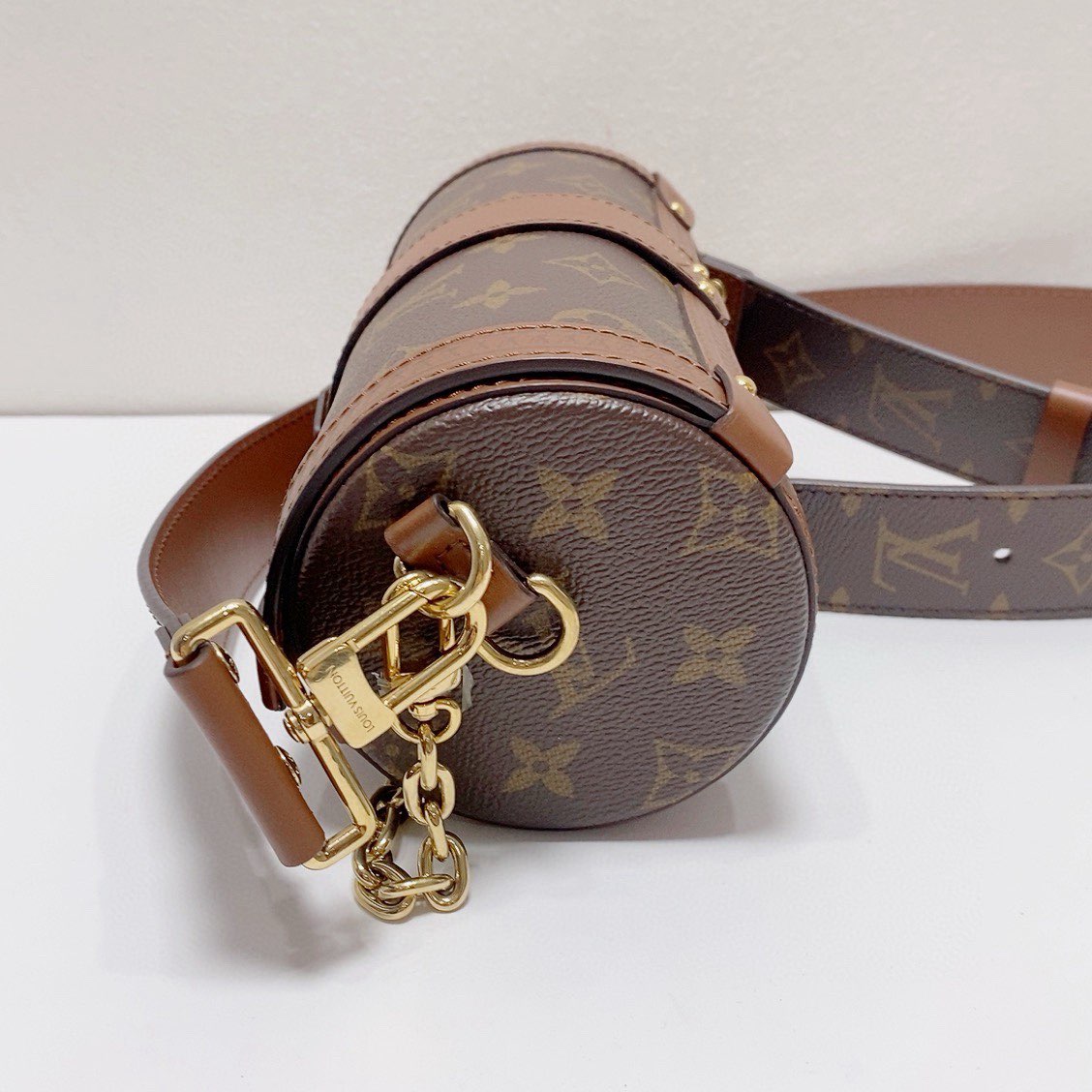 Louis Vuitton - Papillon Trunk - Monogram coated canvas with natural cowhide leather trim - Brown - (Mini)