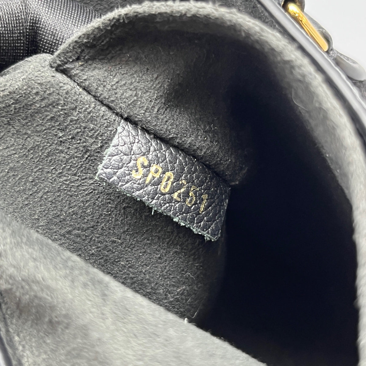 Louis Vuitton - Petit Sac Plat - Leather - Black - (mini)