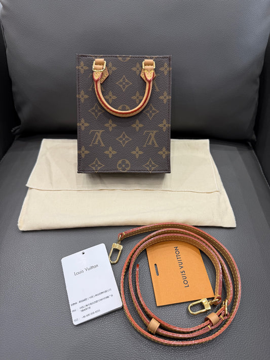 Louis Vuitton - Petit Sac Plat - Synthetic - Brown - (mini)