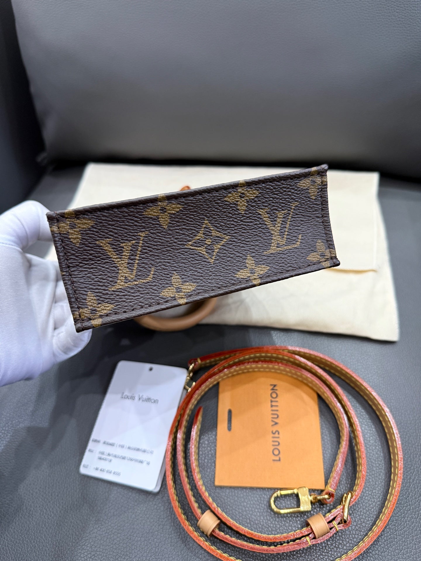 Louis Vuitton - Petit Sac Plat - Synthetic - Brown - (mini)