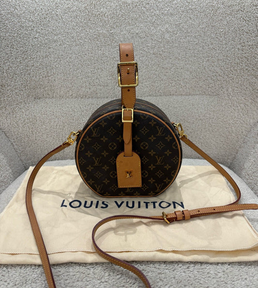 Louis Vuitton - Petite Boite Chapeau - Leather - Brown - (mini)