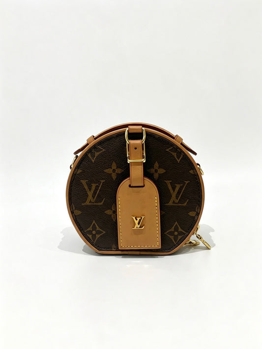 Louis Vuitton - Petite Boite Chapeau - Leather - Brown - (mini)