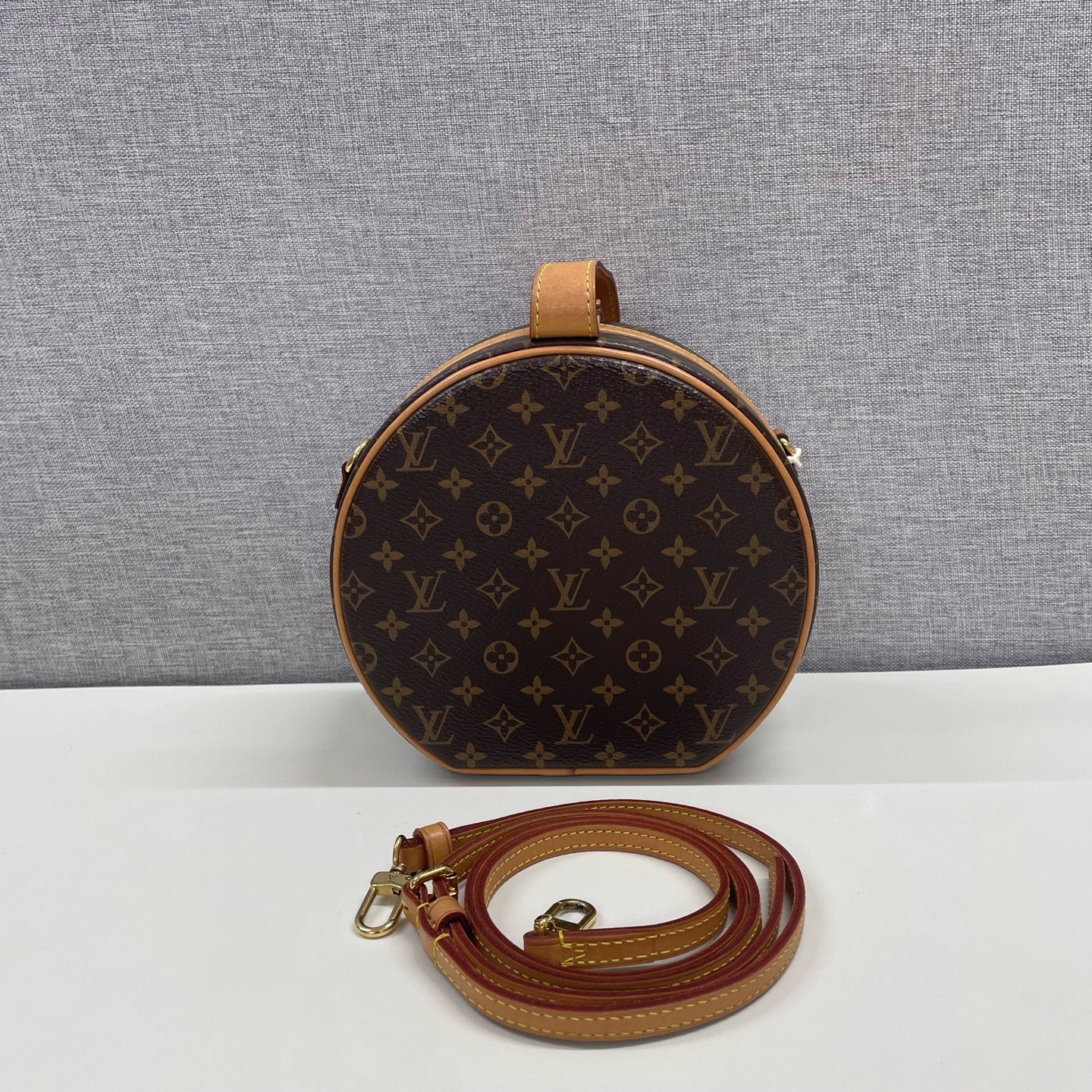 Louis Vuitton - Petite Boite Chapeau - Leather - Brown - (mini)