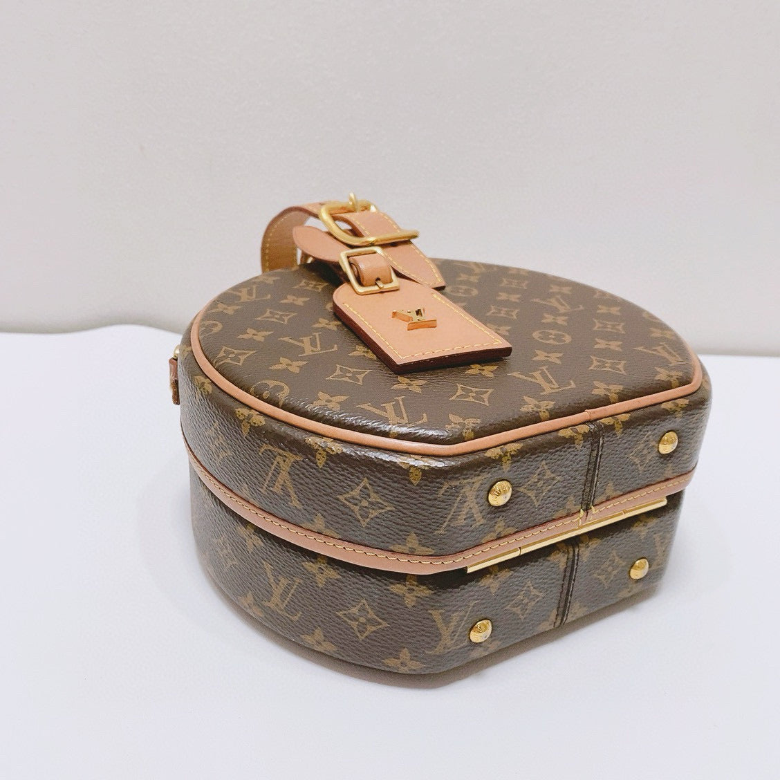 Louis Vuitton - Petite Boite Chapeau - Leather - Brown - (mini)