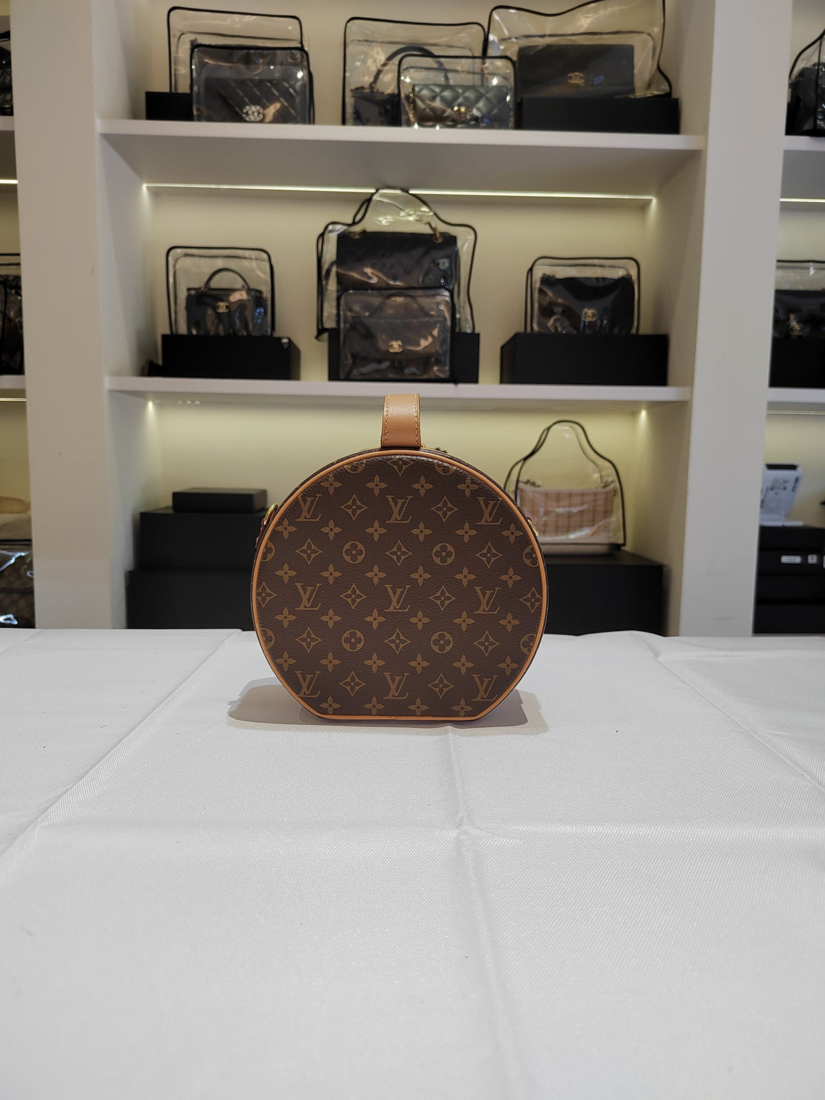 Louis Vuitton - Petite Boite Chapeau - Leather - Brown - (Other)
