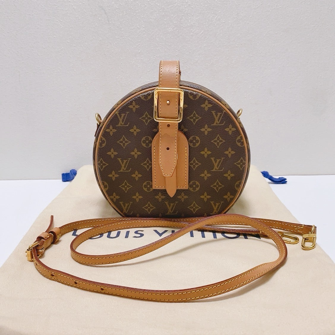 Louis Vuitton - Petite Boite Chapeau - Leather - Brown - (small)