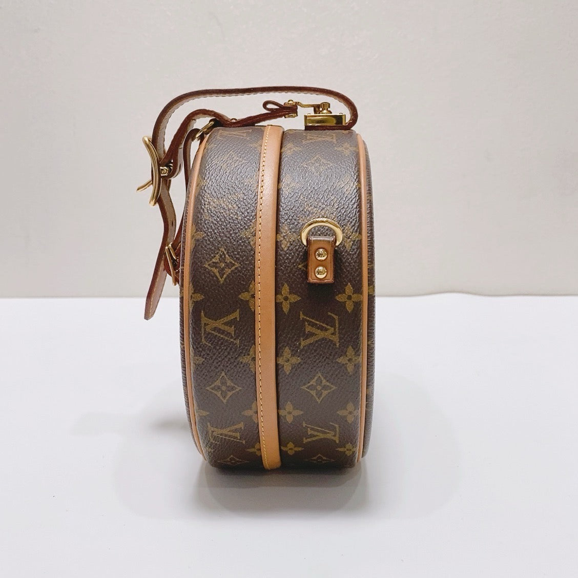Louis Vuitton - Petite Boite Chapeau - Leather - Brown - (small)