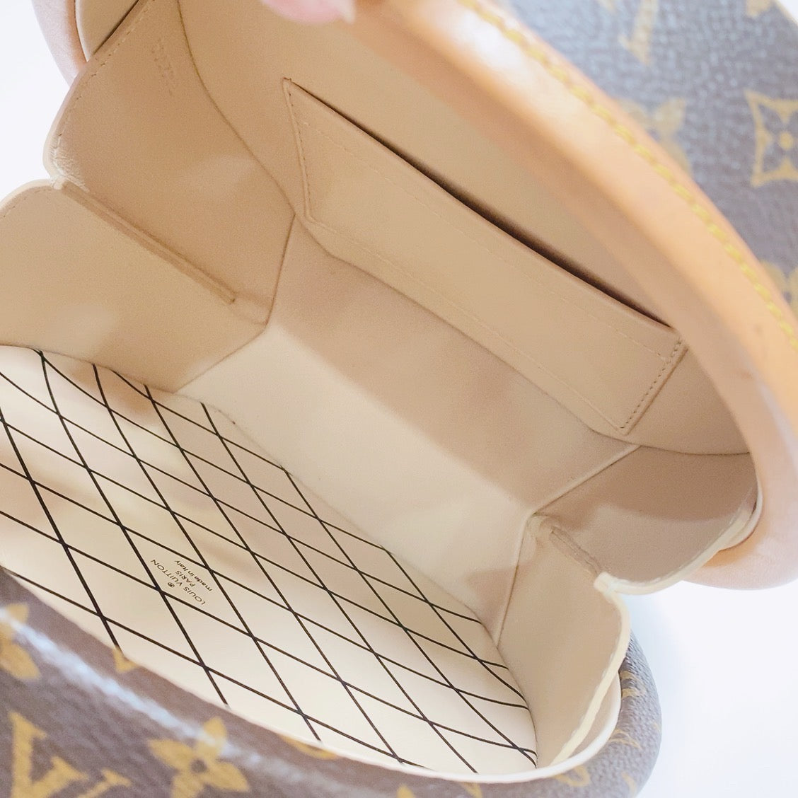 Louis Vuitton - Petite Boite Chapeau - Leather - Brown - (small)