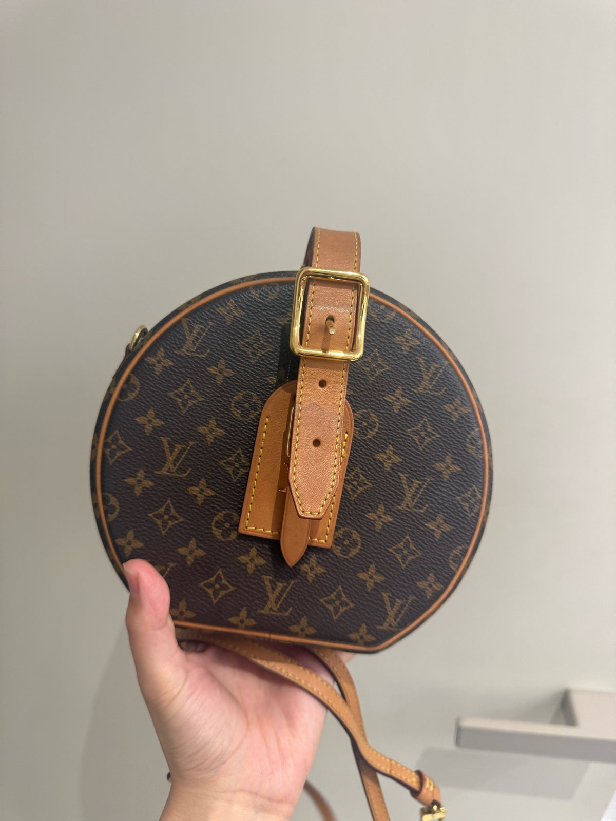 Louis Vuitton - Petite Boite Chapeau - Leather - Brown - (small)