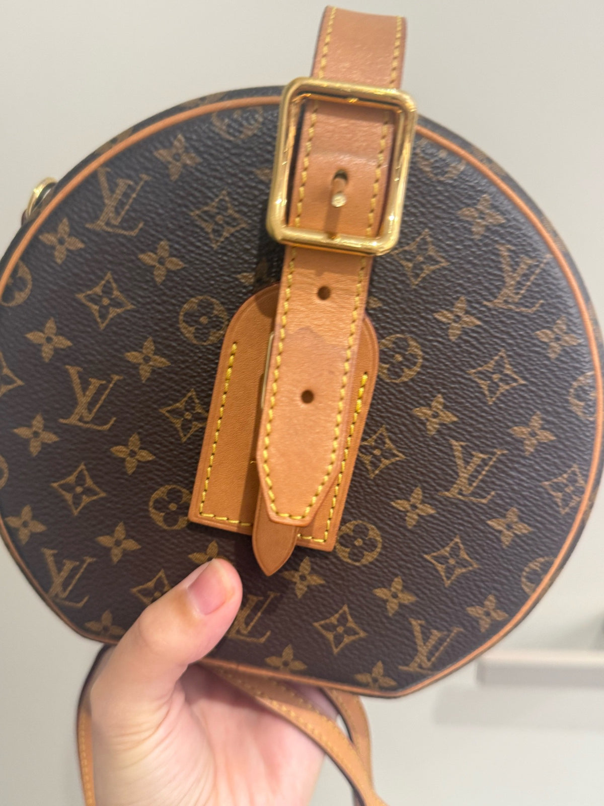 Louis Vuitton - Petite Boite Chapeau - Leather - Brown - (small)