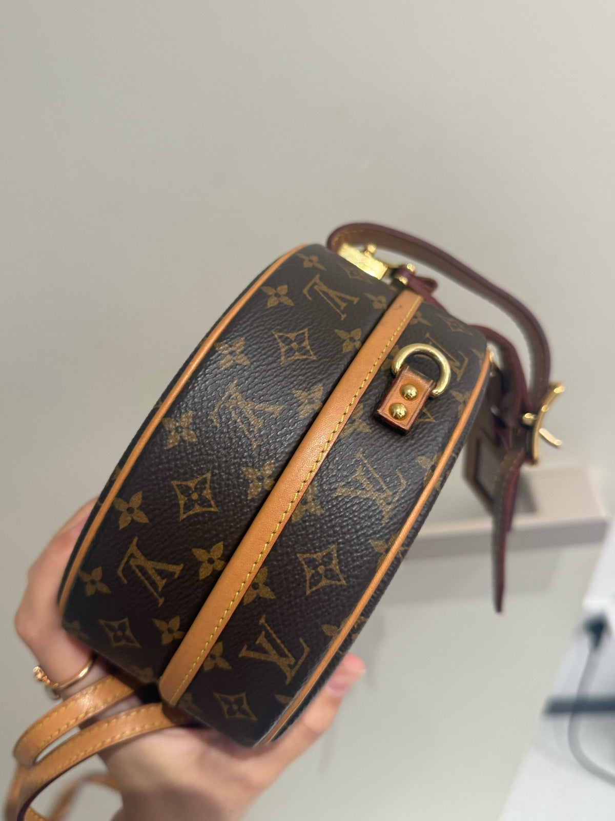 Louis Vuitton - Petite Boite Chapeau - Leather - Brown - (small)
