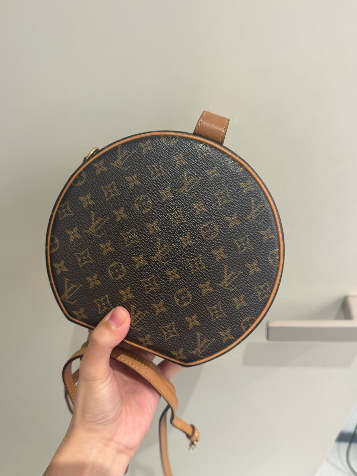 Louis Vuitton - Petite Boite Chapeau - Leather - Brown - (small)
