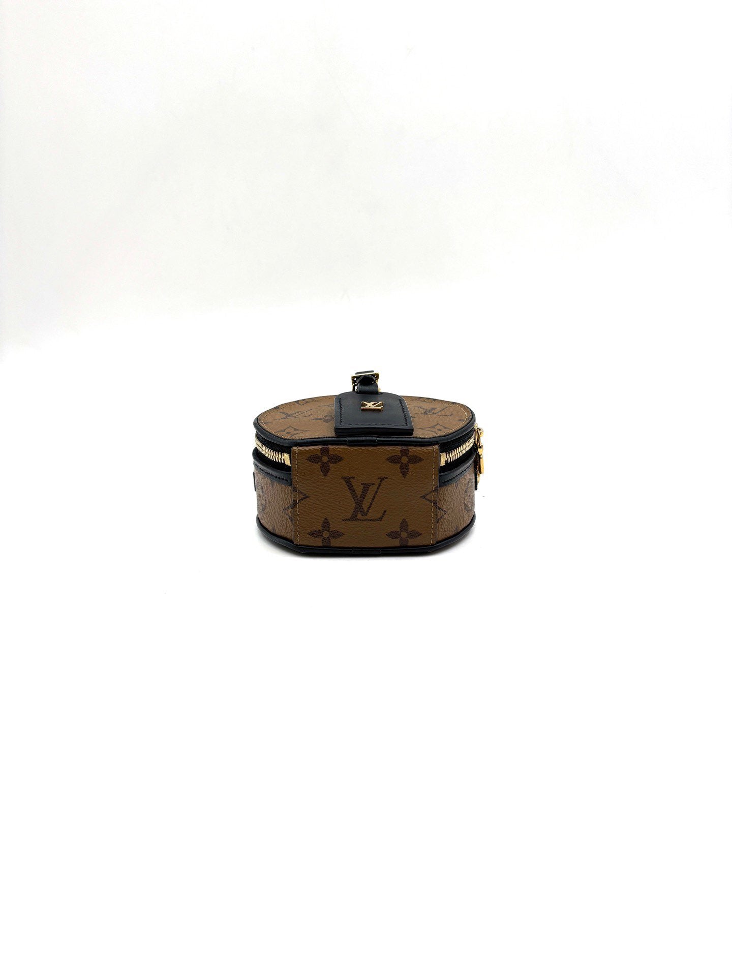 Louis Vuitton - Petite Boîte Chapeau - Monogram Reverse canvas with leather trim - Brown - (mini)