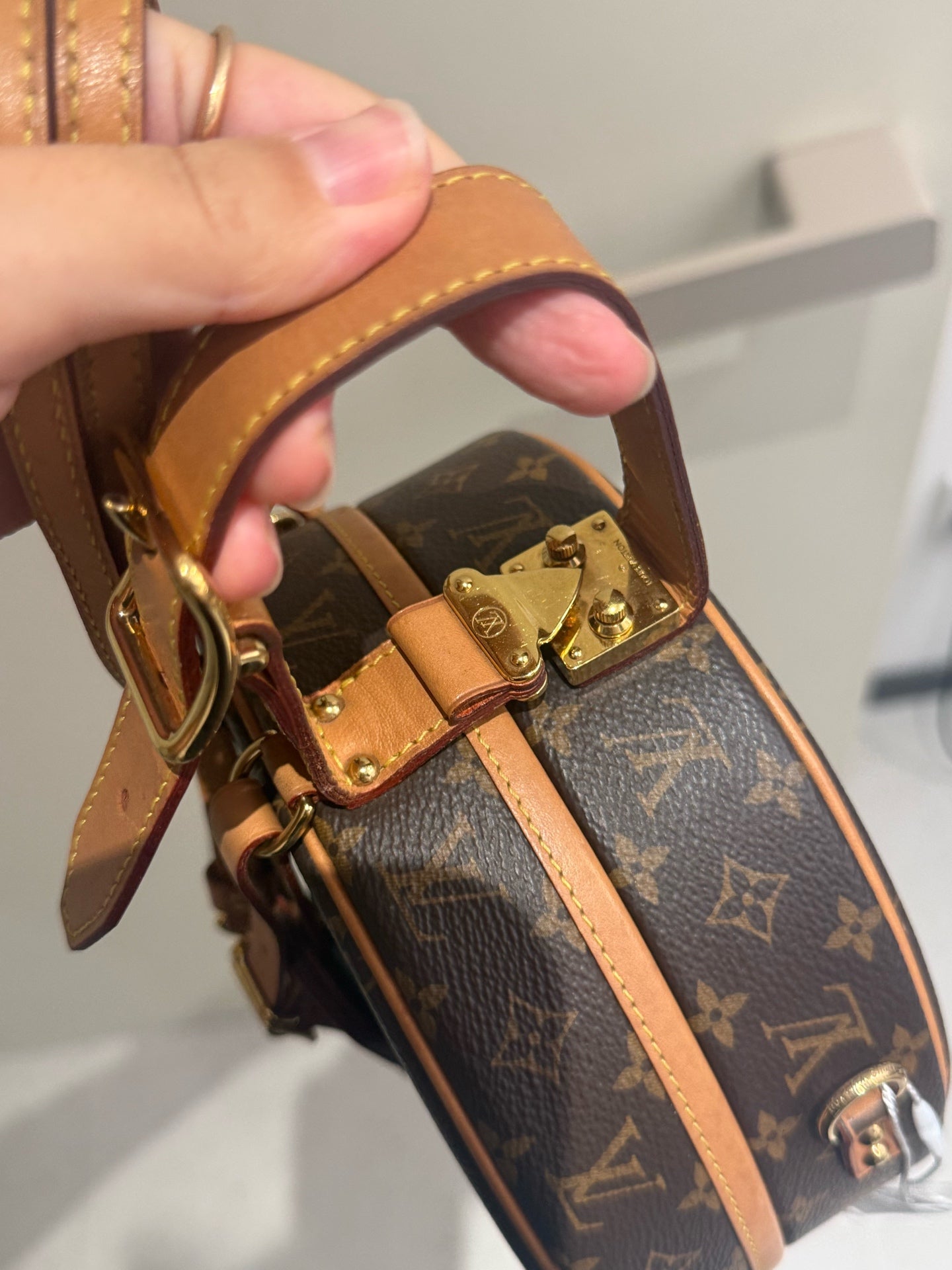 Louis Vuitton - Petite Boite Chapeau - Synthetic - Brown - (Small)